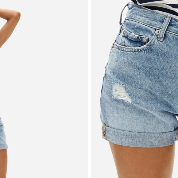 EVERLANE JEAN DENIM SHORT - SZ 27 - Picture 2 of 11